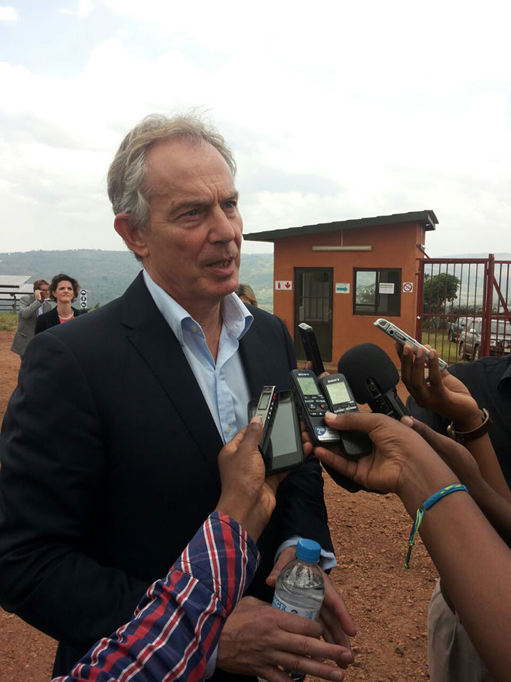 Tony Blair avuga ko ushaka gushora imari yayishora mu Rwanda.