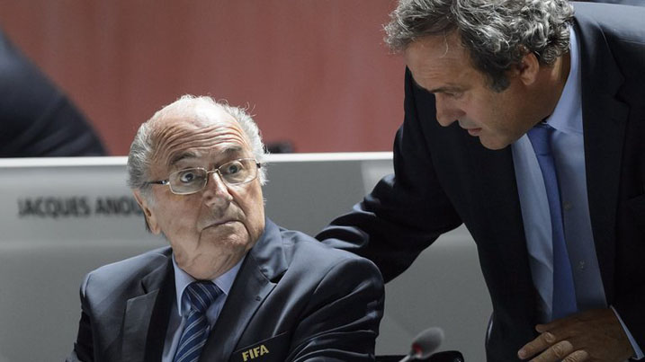 Blatter na Platini bamaze guhagarikwa imyaka 8 na FIFA