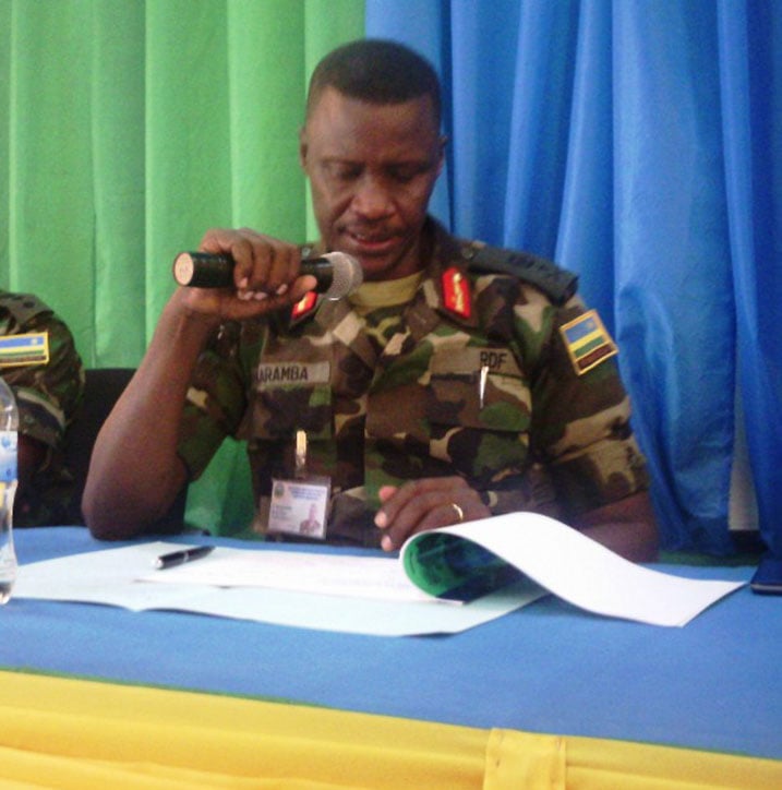 Brig. Gen. Karamba avuga ko Akarere ka Muhanga gafite amahirwe menshi yabyara ingufu z