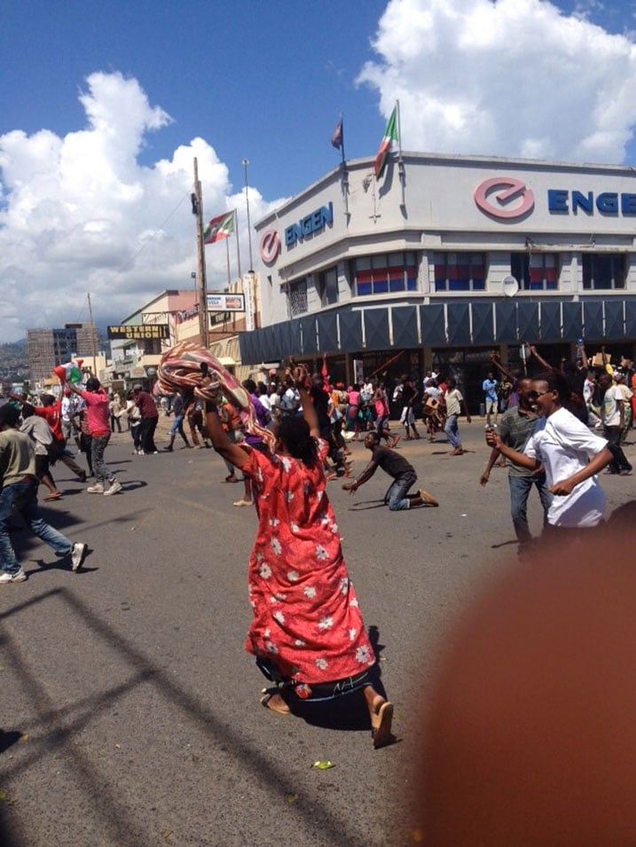 Abaturage bishimiye inkuru y'ihirikwa ku butegetsi kwa Perezida Nkurunziza.