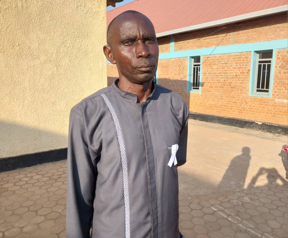 Buregeya Edouard, wayoboraga urusengero rwa ADEPR Rwabutenge mu gihe cya Jenoside
