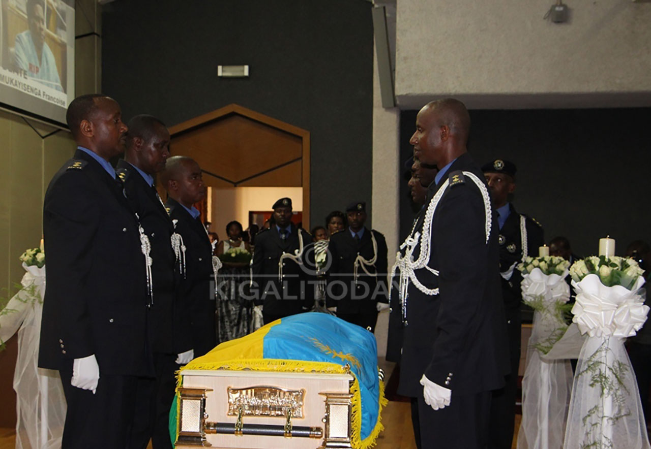 Umuhango wo gsezera Depite Mukayisenga wabereye mu Nteko ishinga Amategeko ku Kimihurura