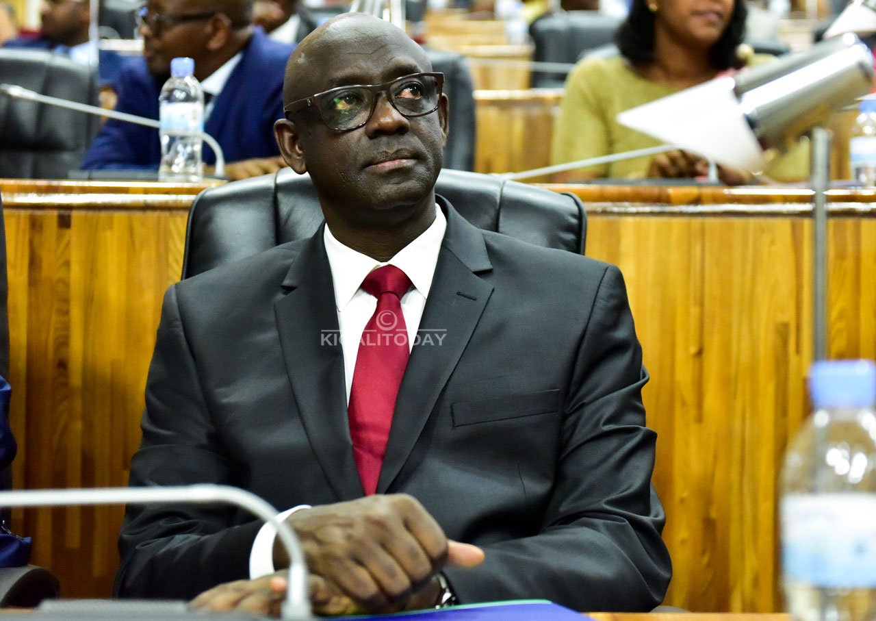 Busingye Jjohnston Minisitiri w'Ubutabera (Minijust) akaba n'Intumwa nkuru ya leta.