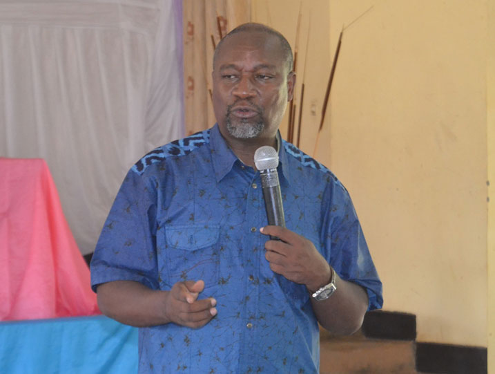 Gasamagera Wellars, Umuyobozi wa RMI, asaba uru rubyiruko gukora cyane no kugira imyifatire iboneye.