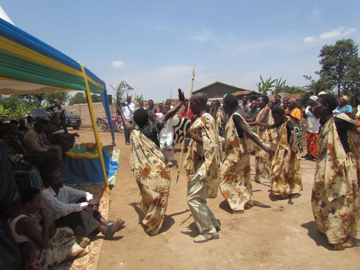 Byari ibirori mu kwakira igikombe cy'imihigo mu Murenge wa Tumba.