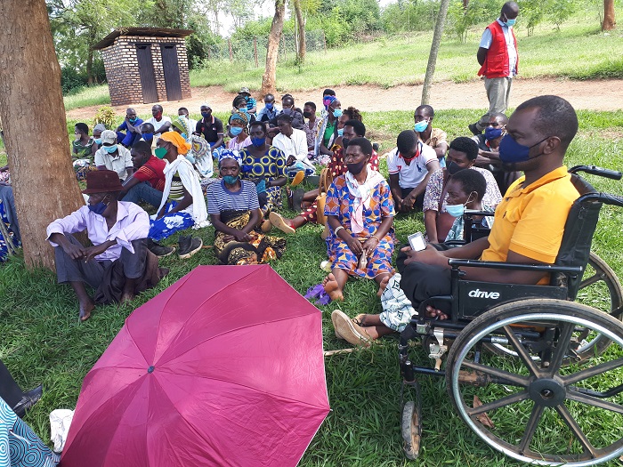 Mu bahabwa iyi nkunga harimo n'abafite ubumuga