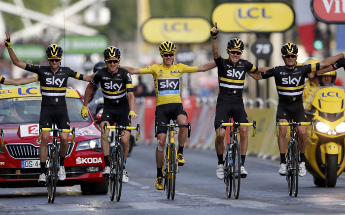 Chris Froome yegukanye Tour de France inshuro enye akinira ikipe ya SKY
