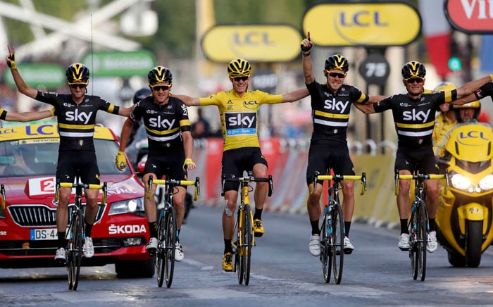 Chris Froome yegukanye Tour de France inshuro enye akinira ikipe ya SKY