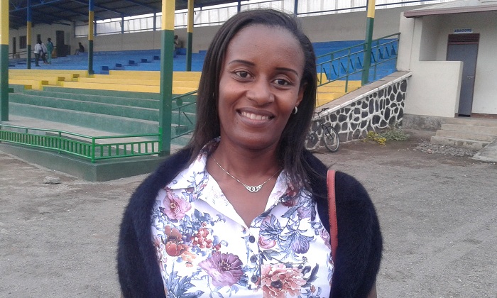 Christine Mukangoboka ushinzwe iterambere ry'umupira w'abagore muri FERWAFA