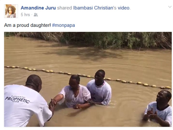 Umukobwa wa Cobra yatangaje ko atewe ishema n'umubatizo wa se
