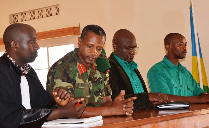 Col Tom Byabagamba, Brig Gen Rusagara na Sgt Kabayiza imbere y