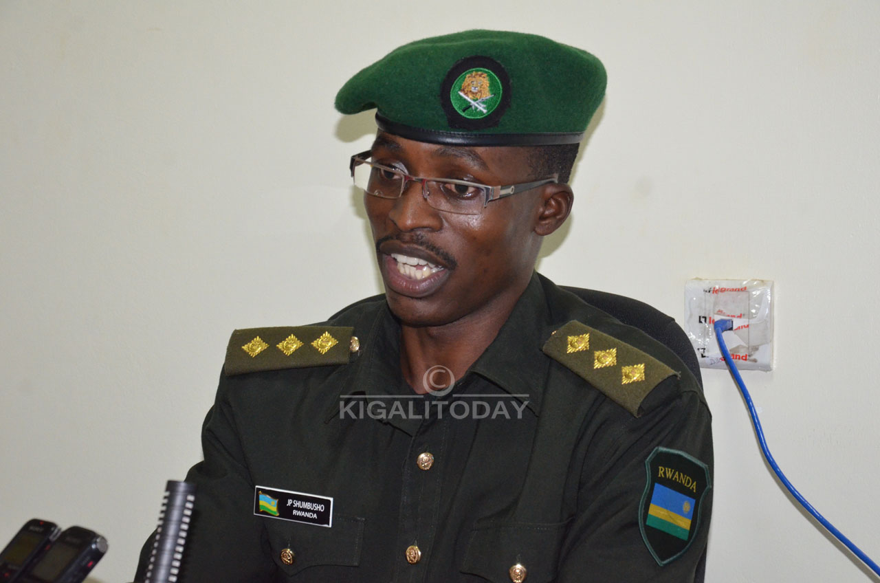 Cpt Shumbusho Jean Paul wabaze Uwimana avuga ko bikwiye kwivuza hakiri kare kugira ngo abashe gukira