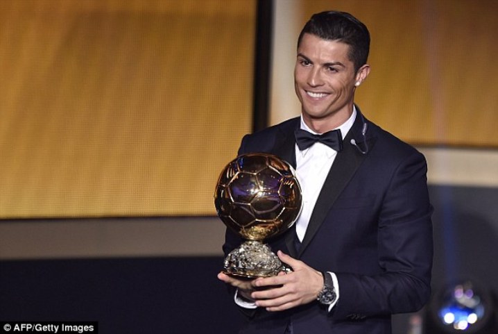 Ronaldo yashimishijwe no gutwara Ballon d