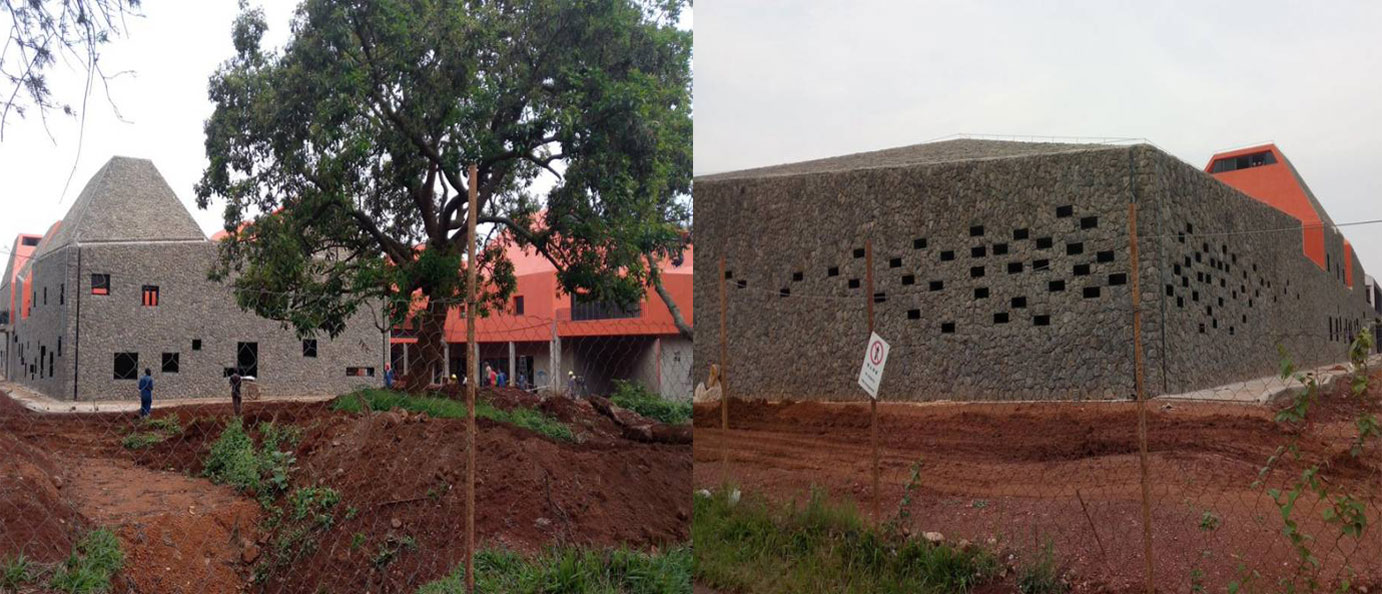 Amakoro ndetse n'ibindi bikoresho bikomoka mu Rwanda nibyo byubakishije aya mazu