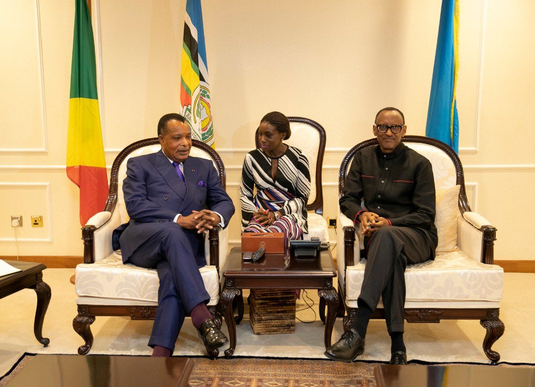 Perezida Kagame na Perezida Nguesso