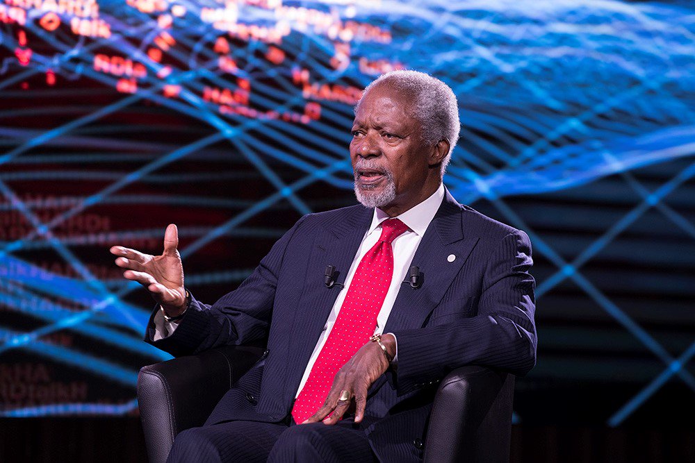 Koffi Annan yari yatumiwe mu kiganiro Hard Talk cya BBC