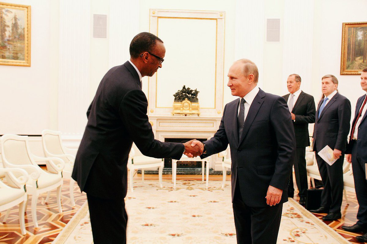 U Rwanda n'u Burusiya busangiye umubano uhagaze neza