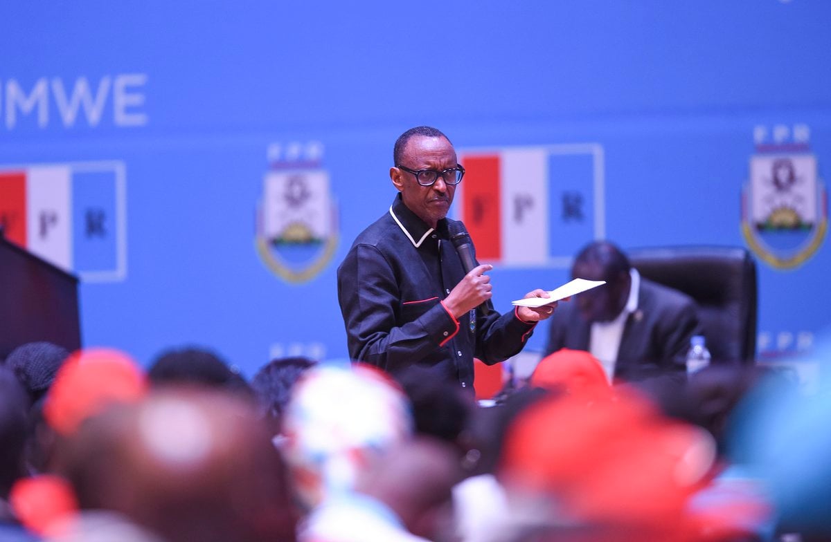 Paul Kagame, umuyobozi mukuru w'umuryango FPR Inkotanyi 