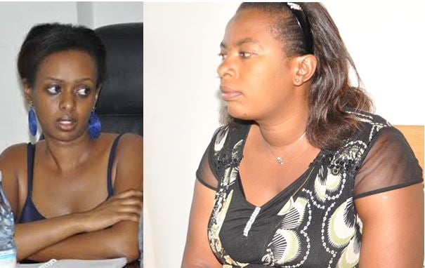 Umuyobozi wa PS Imperakuri Christine Mukabunani (iburyo) avuga ko bazakurikirana Diane Rwigara (ibumoso)