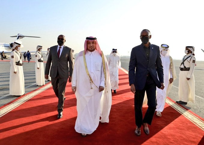 Perezida Kagame ari muri Qatar