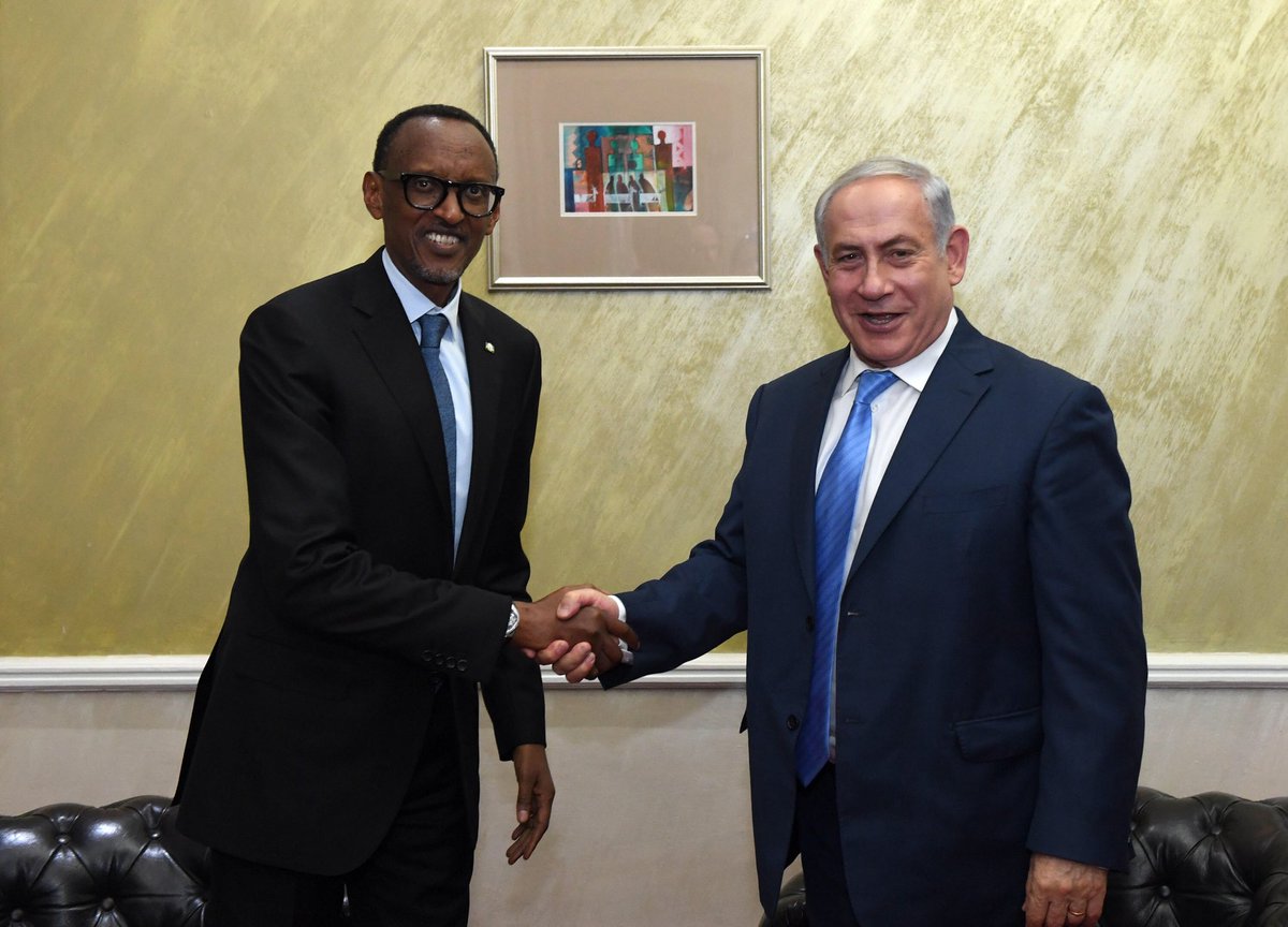Netanyahu yahuriye na Perezida Kagame i Nairobi muri Kenya 