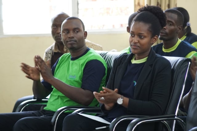 Sandrine Umutoni Umuyobozi mukuru w'agateganyo wa Imbuto Foundation Yateguye ibi biganiro