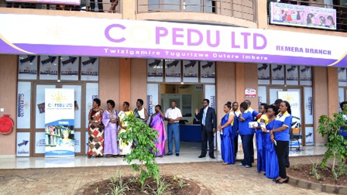 Copedu ifite amashami atandukanye mu gihugu n'abakiliya basaga ibihumbi 60