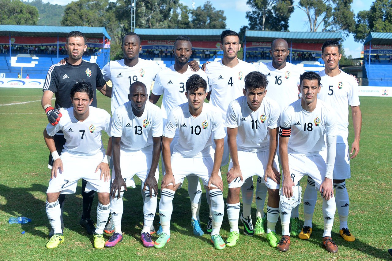 Abakinnyi ba Libya babanje mu kibuga