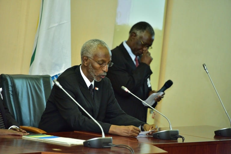 Ngarambe Francois Umunyamabanga Mukuru wa RPF Inkotanyi nawe yatanze ubutumwa muri uyu muhango