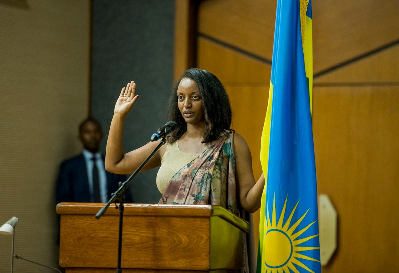 Soraya Hakuziyaremye, warahiriye kuyobora Minisiteri y'Ubucuruzi n'Inganda (MINICOM)
