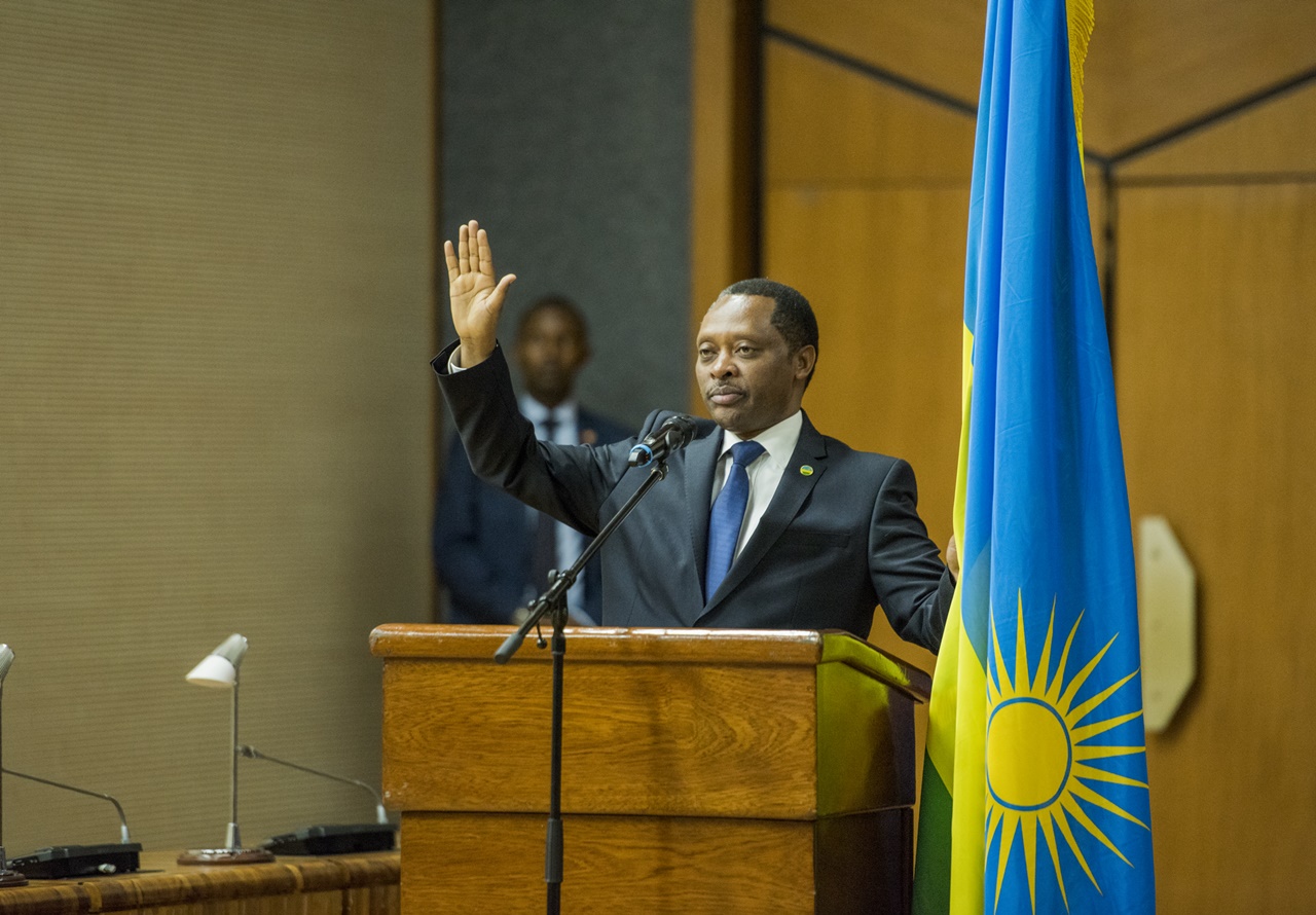 Anastase Shyaka warahiriye kuyobora Minisiteri y'Ubutegetsi bw'Igihugu (MINALOC)