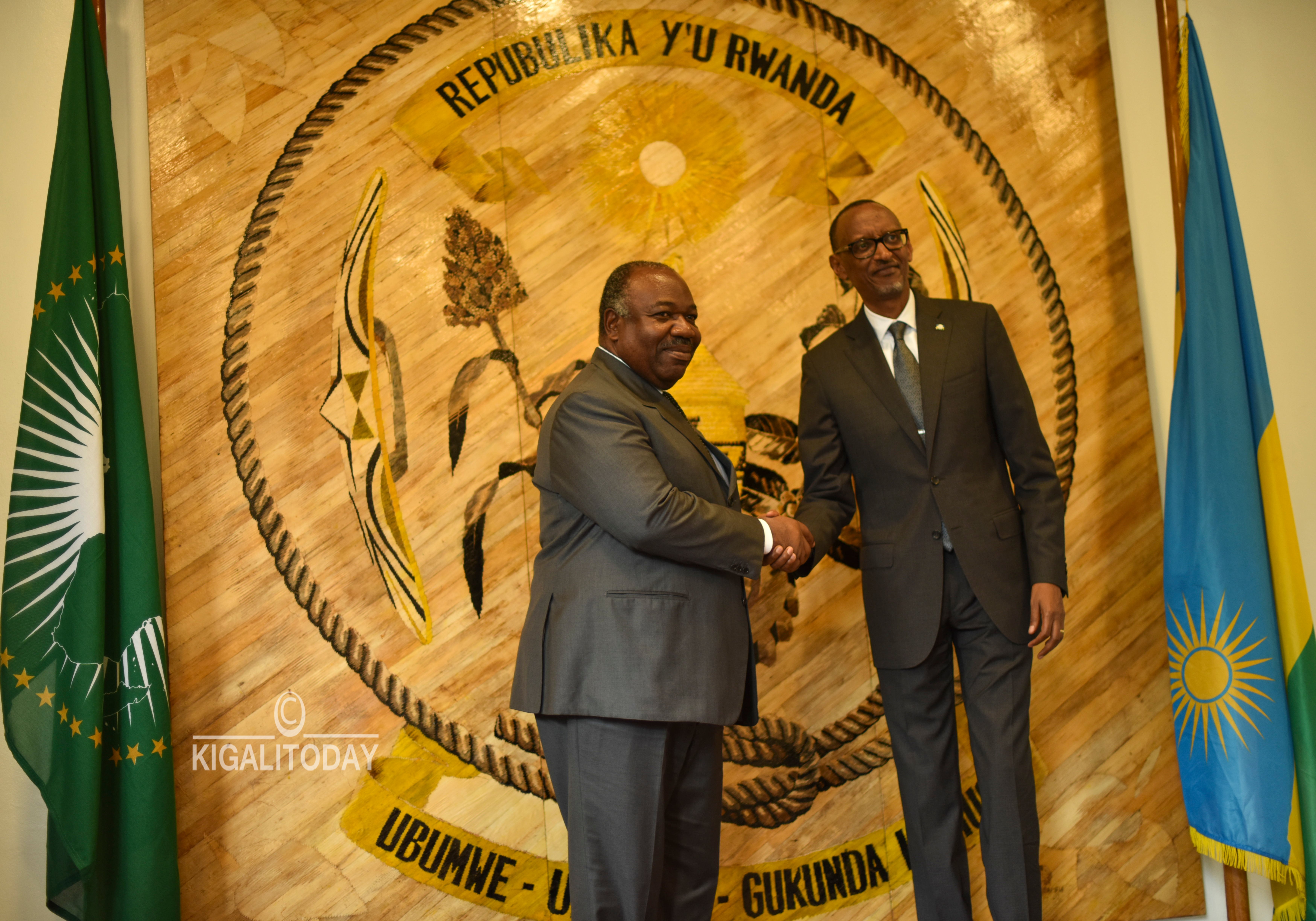 Perezida Kagame yakiriye Ali Bongo wa Gabon