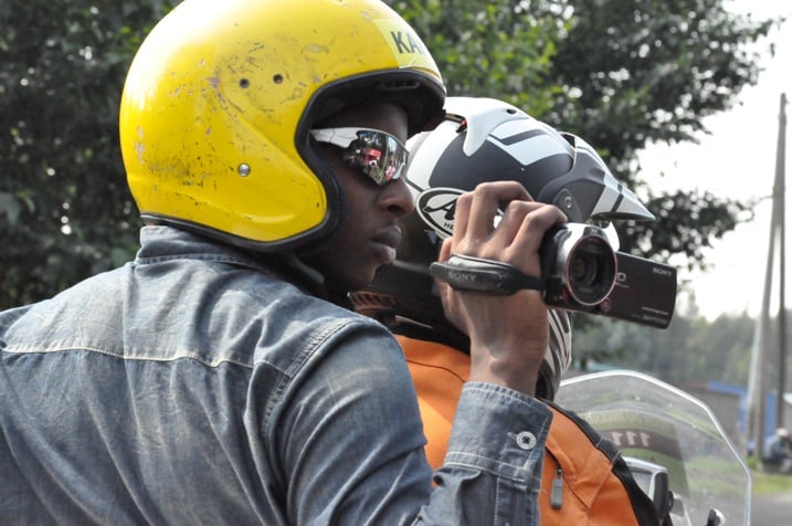 Jean Luc Imfurayacu wa TV 10 ni umwe mu bitabiriye amahugurwa