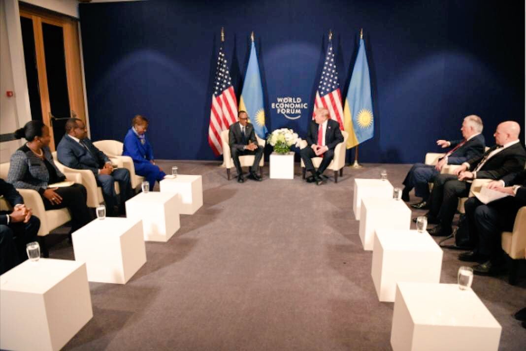 Abahagarariye u Rwanda na Amerika nabo bari bitabiriye ibi biganiro