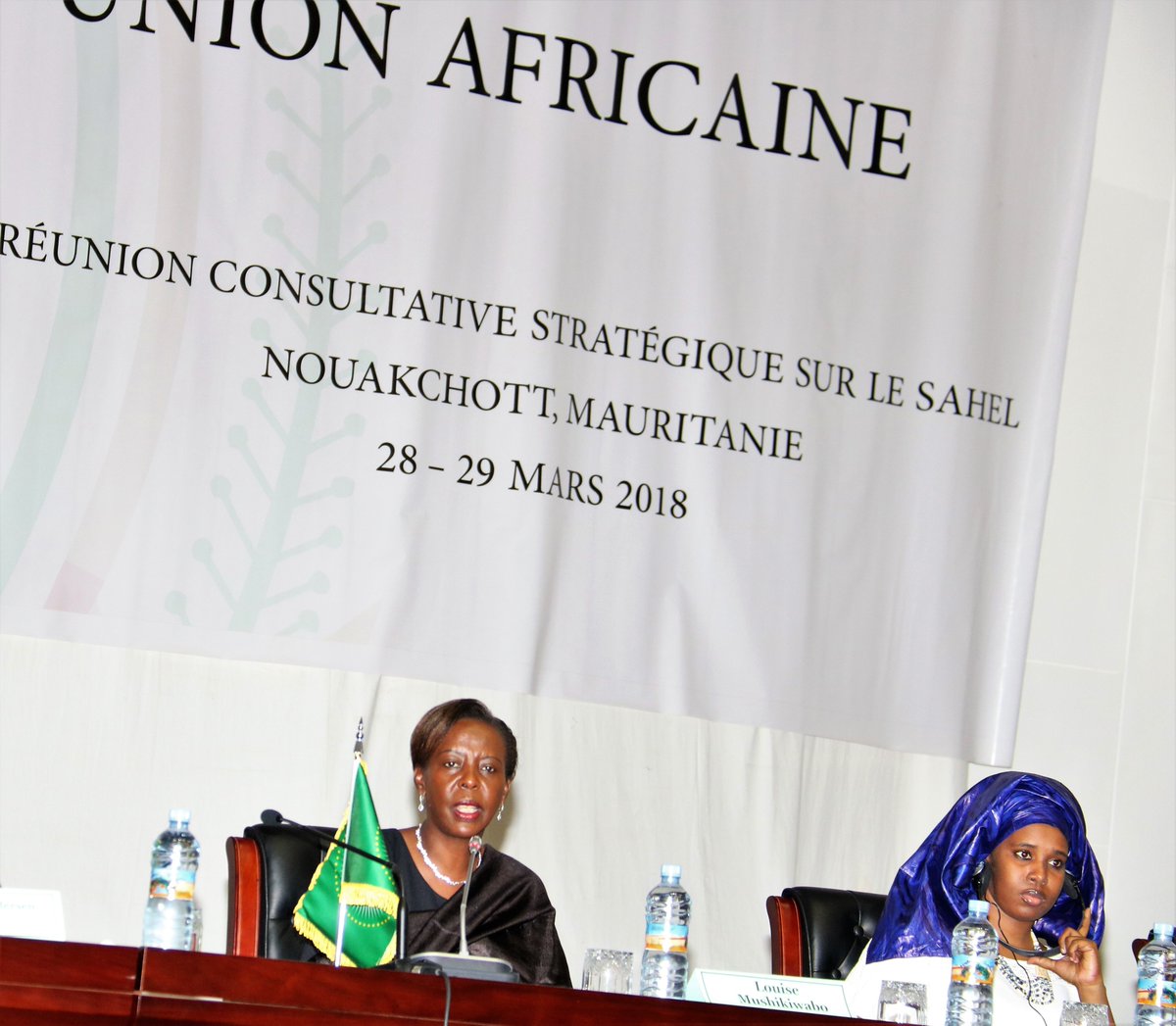 Minisitiri Mushikiwabo yari ayoboye kimwe mu bice by'inama yigaga ku hazaza ha Sahel