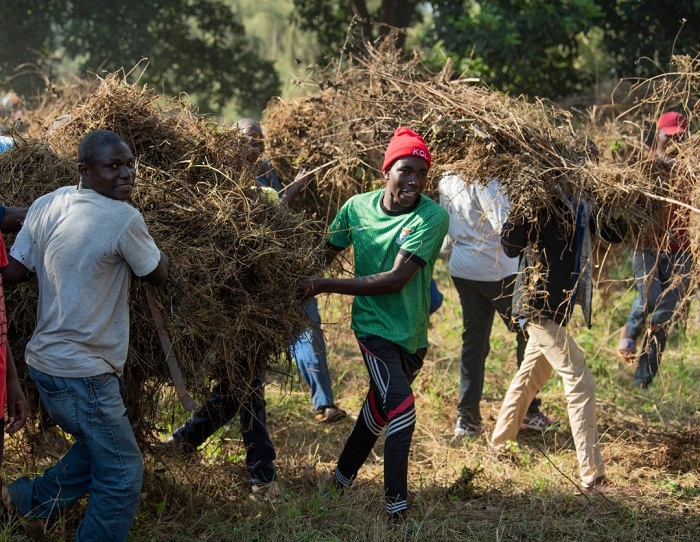 Urubyiruko narwo rwitabira umuganda ngarukakwezi