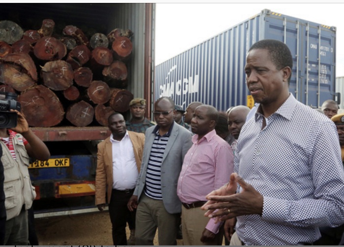 Perezida Lungu avugwa kugira uruhare mu bucuruzi butemewe bw