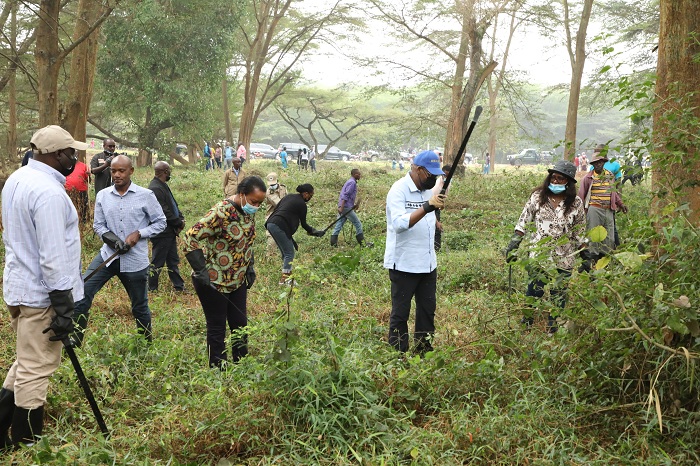 Umuganda wakorewe ku nkengero z