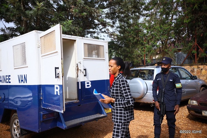 Miss Iradukunda Elsa yitabye Urukiko (Ifoto: Igihe)