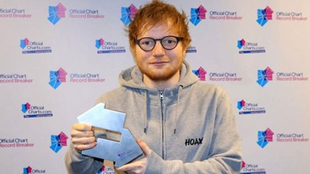 Ed Sheeran yaciye agahigo ko kuba uwa mbere mu bagabo ugurishije album nyinshi mu Bwongereza