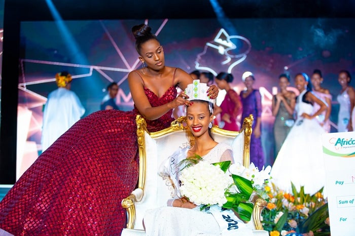 Nishimwe Naomie ni we wegukanye ikamba rya Miss Rwanda 2020 (Photo:Internet)