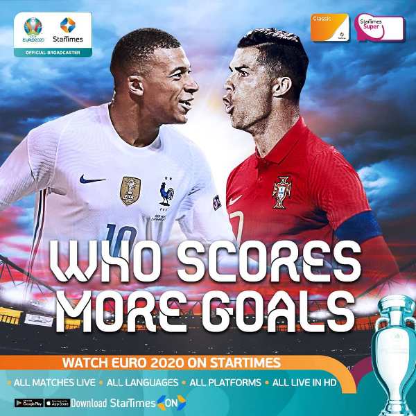 Kuri Star Times, uzareba imikino yose ya EURO 2020 ihuza ibihangange ku mugabane w