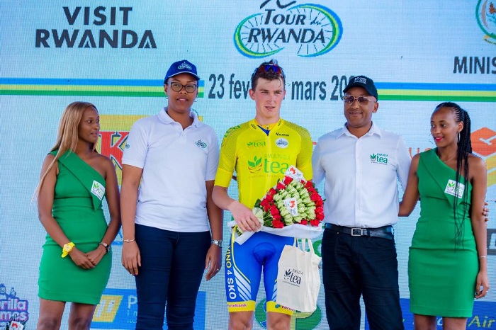 Yevgeniy Fedorov wa Vino-Astana Motors ni we wegukanye agace ka mbere ka Tour du Rwanda 2020