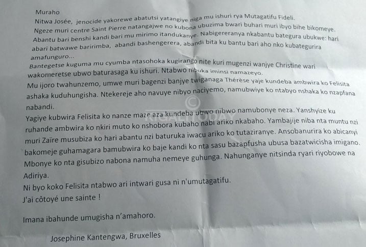 Bumwe mu buhamya butangwa n'abo Intwari Niyitegeka yarokoye Jenoside yakorewe Abatutsi 