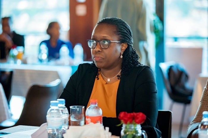 Umuyobozi Mukuru wa BK Group Beatha Habyarimana ari mu bitabiriye uyu muhango 