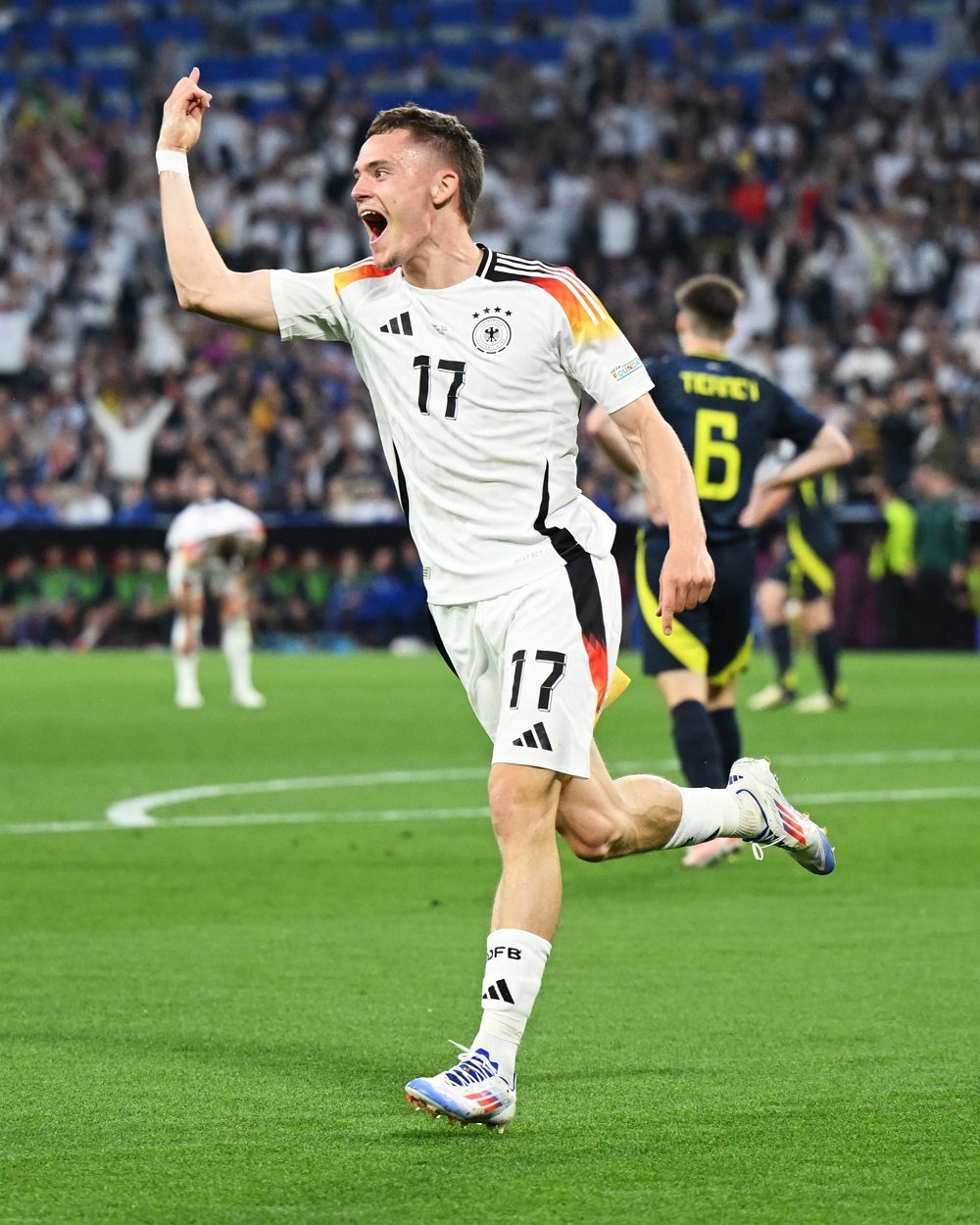 Florian Wirtz w'imyaka 21 ni we watsinze igitego gifungura Igikombe cy'u Burayi 2024
