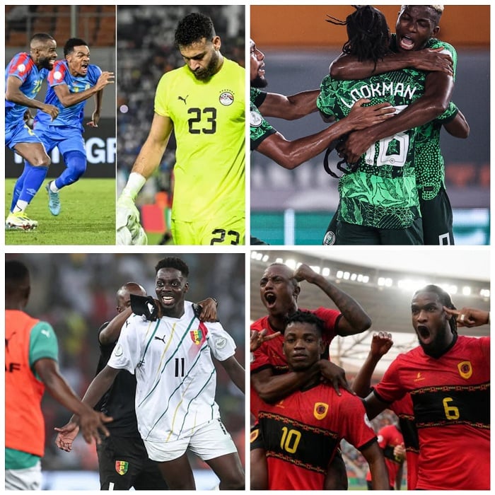 DRC, Nigeria na Guinea zageze muri ¼ cya AFCON2023