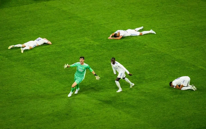 Amarira y'ibyishimo ku bakinnyi ba Real Madrid 