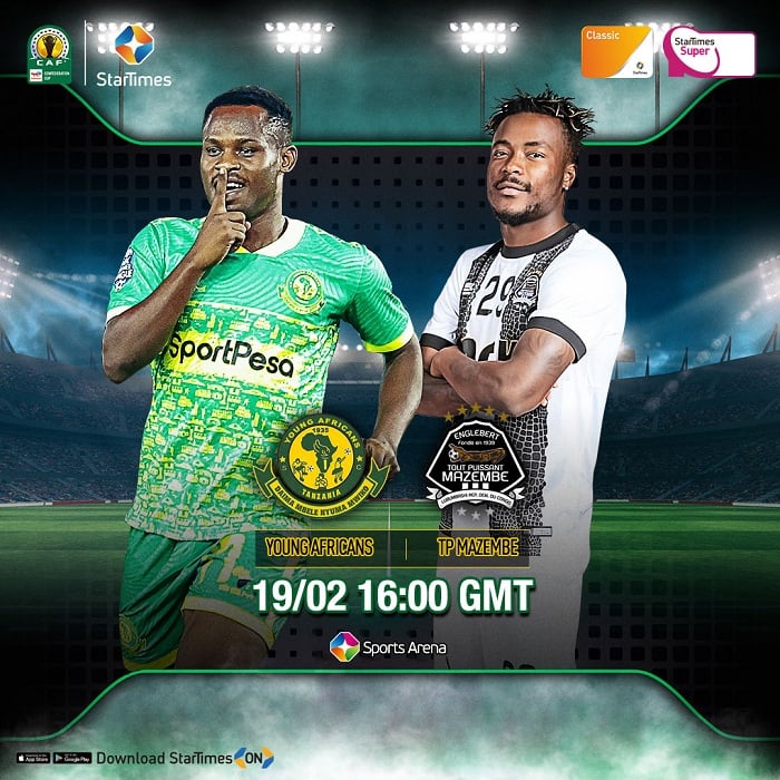 Ku ya 19.02. 2023: Young Africans vs TP Mazembe