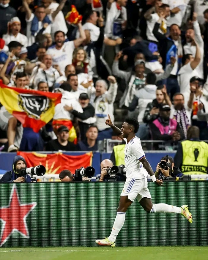 Vinicius Jr w'imyaka 21 niwe watsindiye Real Madrid